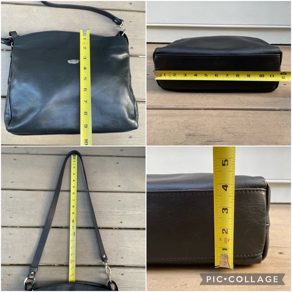 L'Artigiano Sorrentino black leather purse bag made in Italy - Picture 14 of 14